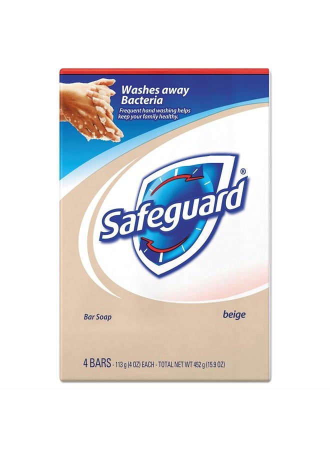 Safeguard 08833 صابون استحمام مضاد للبكتيريا بيج 4 أونصة بار 48/كرتون - Image 1