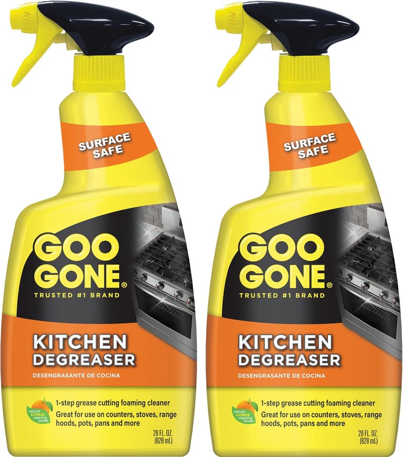 جوو جون مزيل الشحوم Goo Gone للمطبخ - يزيل شحوم المطبخ والأوساخ والطعام المحترق - 28 أونصة سائلة. - Image 1