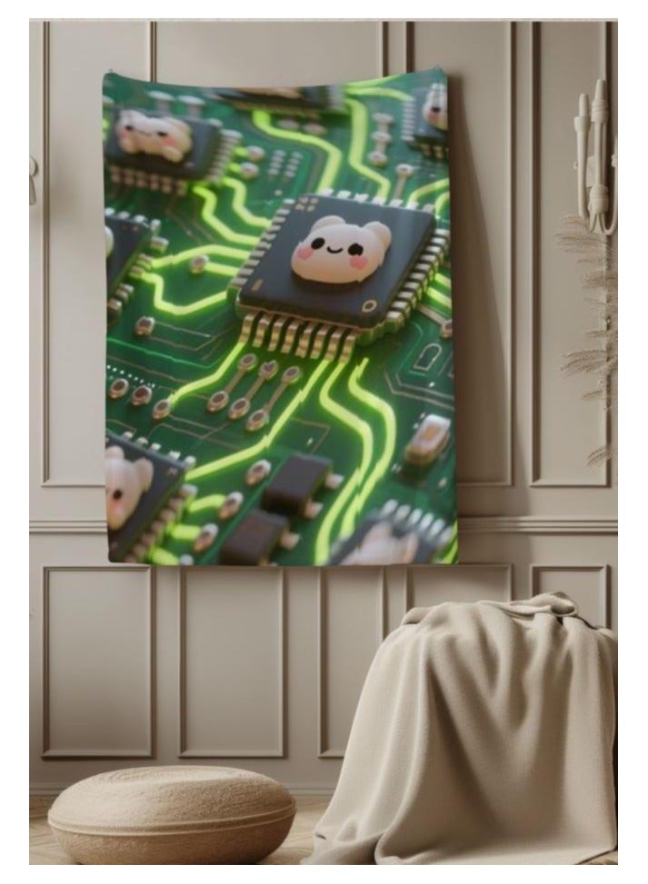 general Children's or student cartoon flannel thin blanket (warm and comfortable, suitable for sleep, games) 100cm*150cm - 667 - Image 5