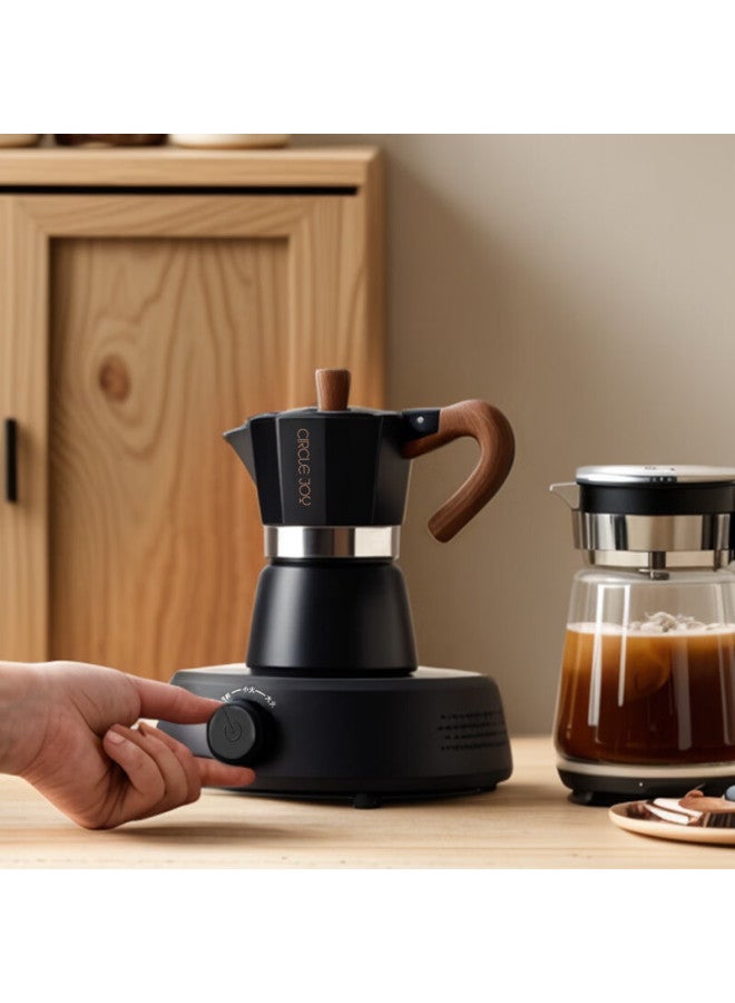 CircleJoy Circle Joy Electric Coffee Grinder, Italian Moka Pot Coffee Bean Grinder, Pour-over Coffee Machine, Filter Cup And Pot Set - Image 5