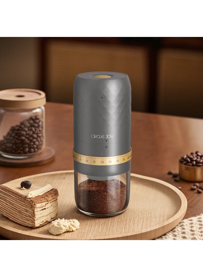 CircleJoy Circle Joy Electric Coffee Grinder, Italian Moka Pot Coffee Bean Grinder, Pour-over Coffee Machine, Filter Cup And Pot Set - Image 4