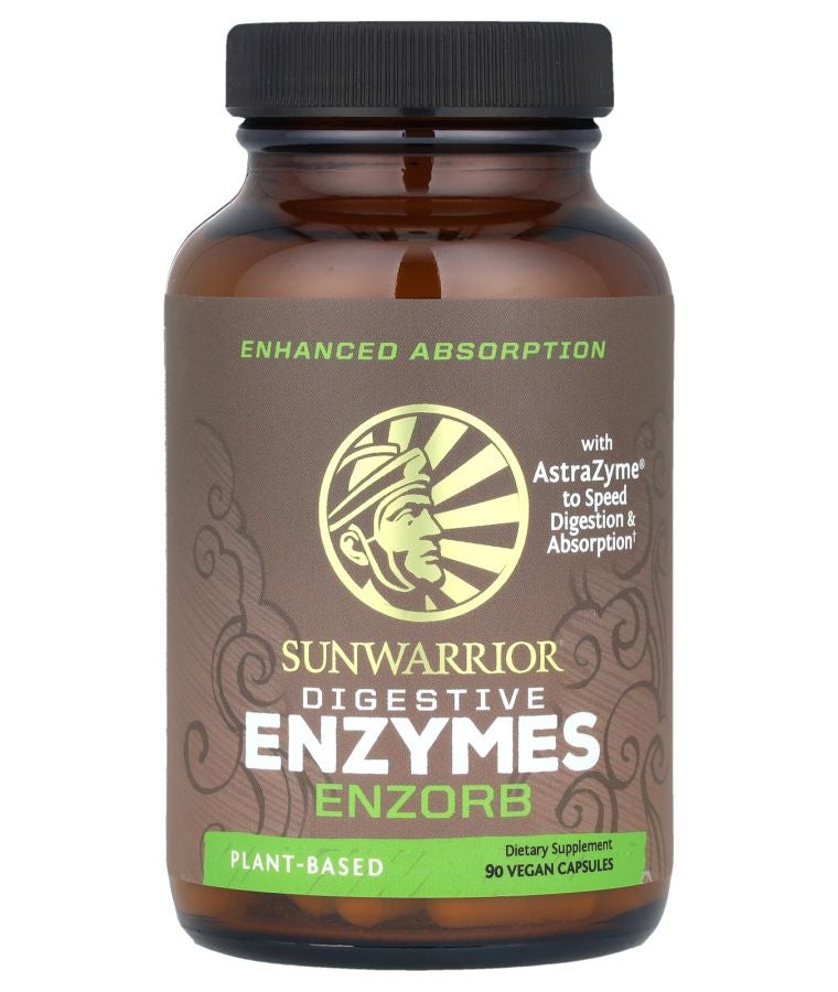 Sunwarrior Digestive Enzymes Enzorb  90 Vegan Capsules