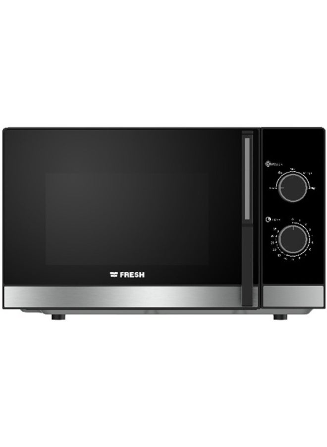 Fresh Microwave, Mechanical, 25 L, Solo, Black - FMW-25MC-B