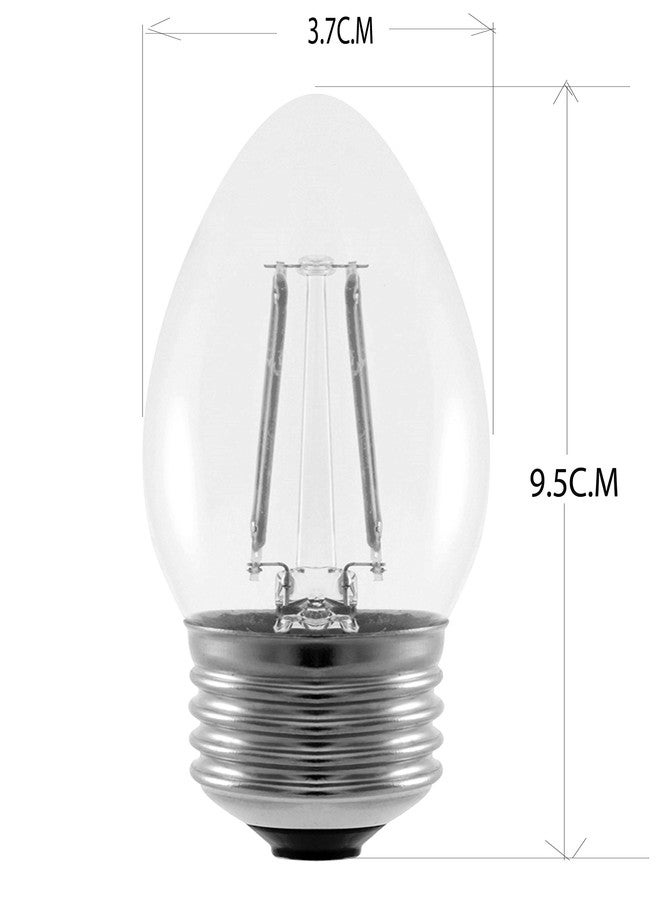 origin LED Filament Bulb- 3W Candle -E27 -Colour-Warm White Pack of 4PC -ORIGIN(Manufacturer) - Image 2