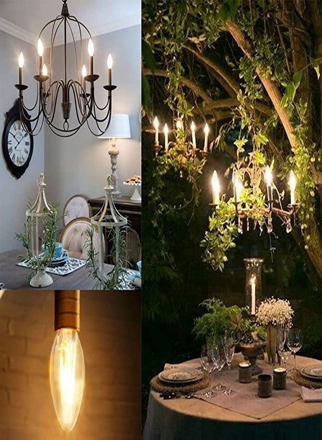 origin LED Filament Bulb- 3W Candle -E27 -Colour-Warm White Pack of 4PC -ORIGIN(Manufacturer) - Image 5