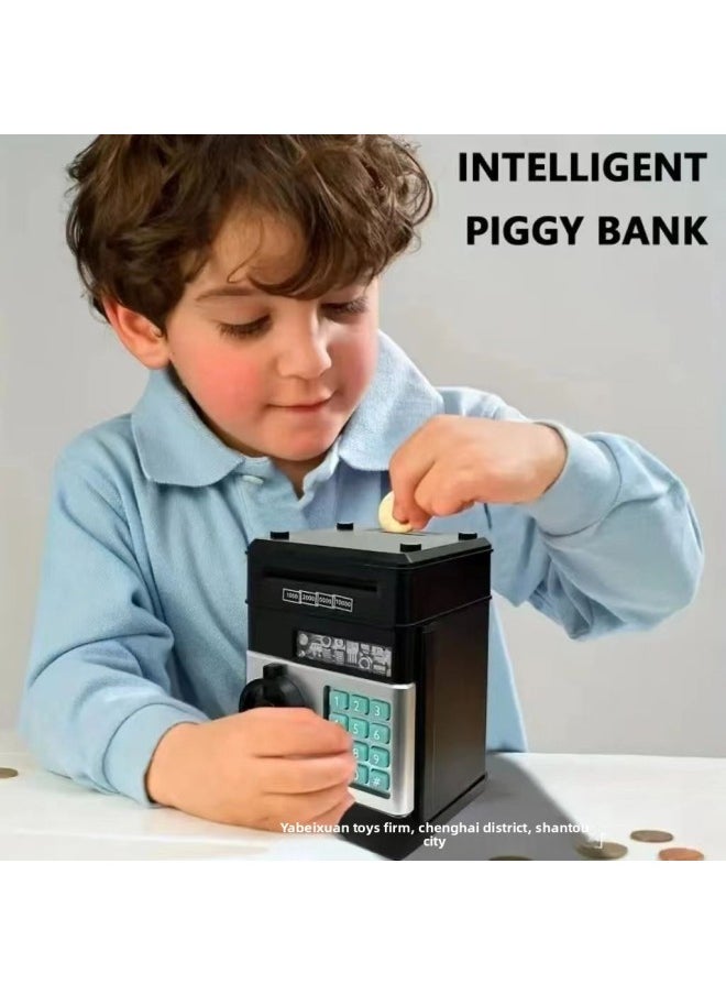 Generic Children's Savings Piggy Bank Anti-drop Cyber Celebrity Cipher Box Girls Boys Girls Children's Day Gift-Color:Pink  - Image 3