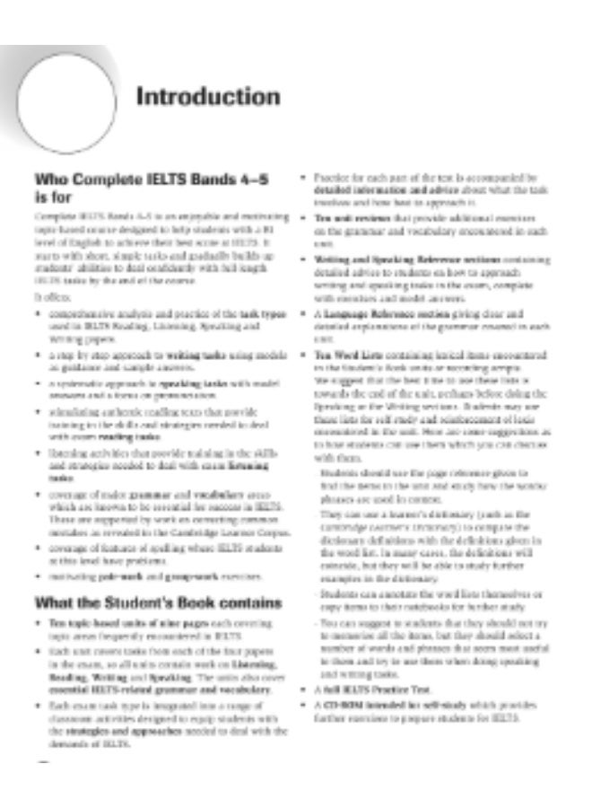 Cambridge Complete IELTS - Materials for preparing for various exams_Bands_4_5_Teachers_Book - Image 2