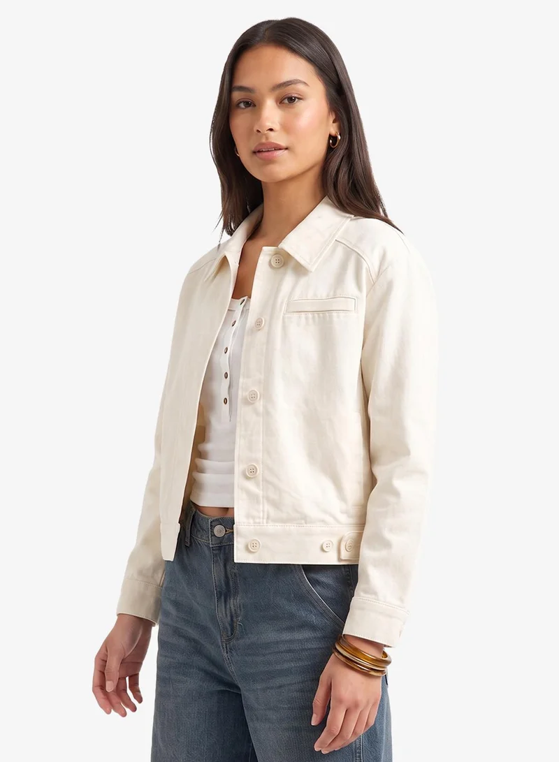 Casual Long Sleeve Shacket
