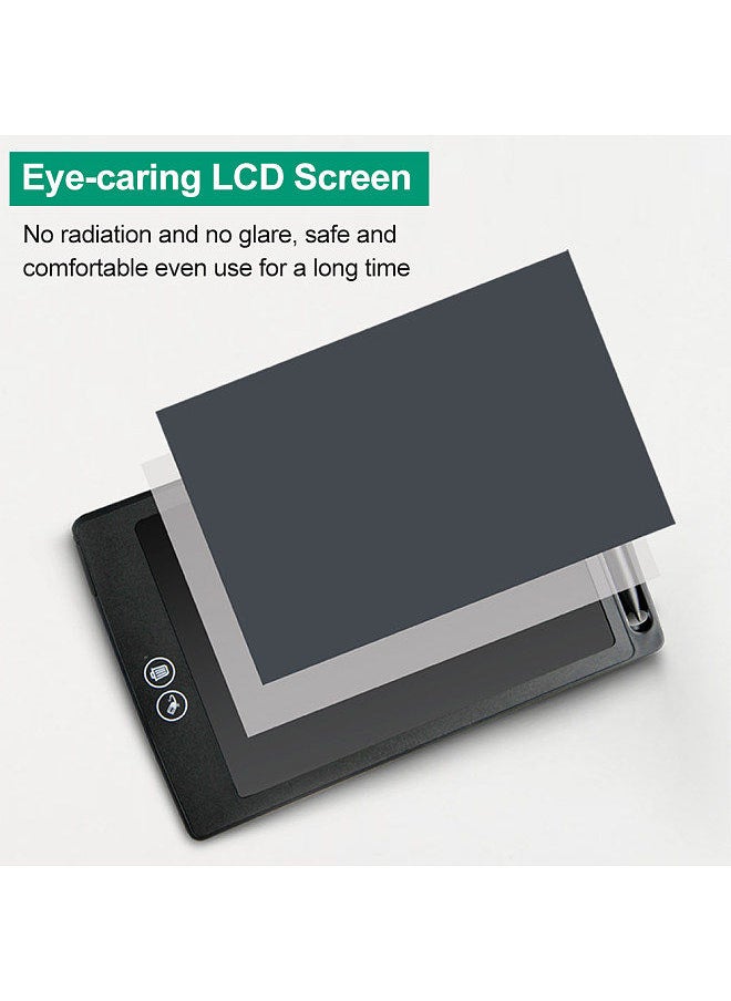 Generic - 12 inch LCD Drawing Tablet Portable Digital Writing Pad LCD Colorful Screen Partial Erasable Drawing Pad with Stylus Pen Pink - Image 1