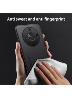 Code HONOR X9b 5G Case Premium PU Leather Slim Protective Business Design Luxury Rugged Full Body Shockproof Anti-Scratch Non-Slip Phone Cover with Soft Edge Cases Black  - Image 2