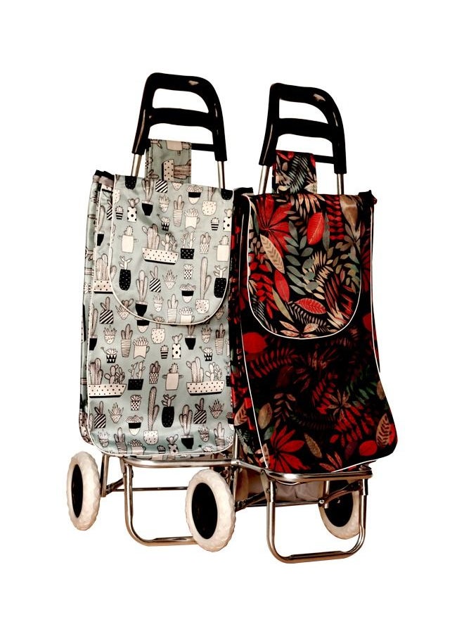Rahalife Foldable Grocery Shopping Trolley Bag with Wheels - Assorted