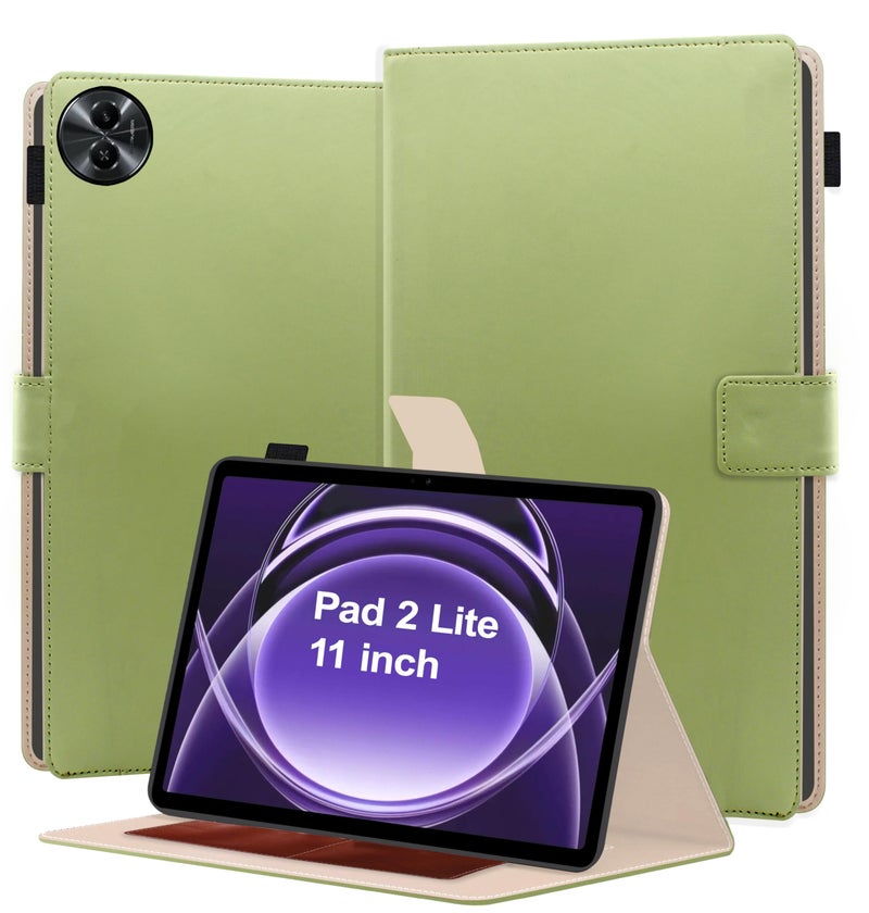 TGK Flip Cover for realme Pad 2 Lite 11 inch Tablet Case with Stylus Holder (Mint Green) - Image 1