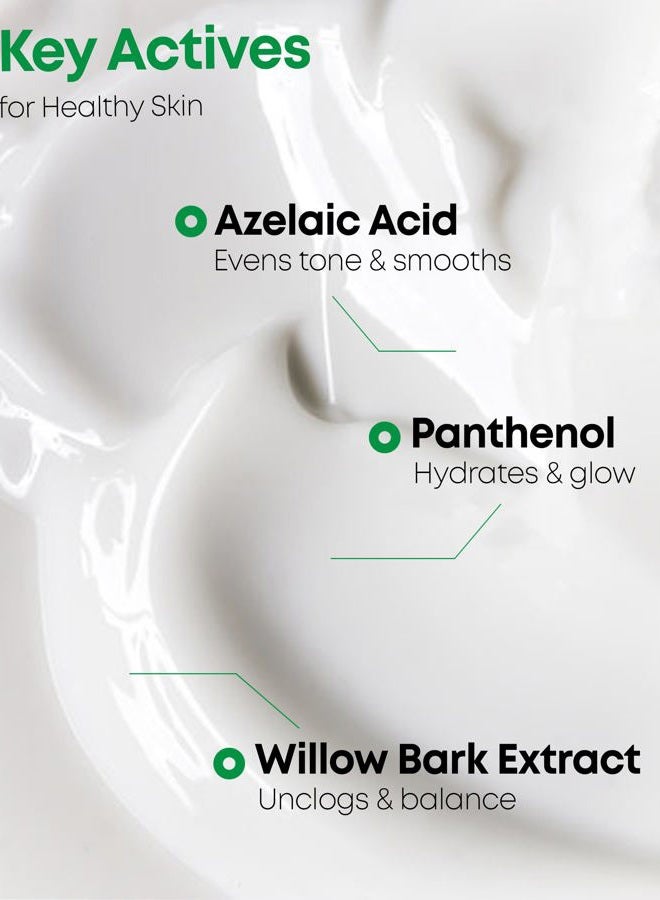 NINELESS A-Control Azelaic Acid Cream – Korean Blemish Clear Moisturizer for Face - Acne-Fighting & Hydrating for Clearer Skin - Blemish Relief, Soothing Recovery, 1.69oz. - Image 3