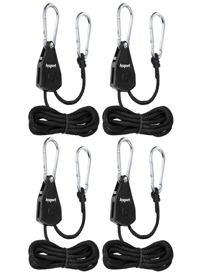 Ayaport Adjustable Rope Hanger Grow Light Hanger, 1/8 Heavy Duty Plant Pulley Rope Tightener Ratchet Tie Down for Kayak, Tarp, Tent Tie Downs, Hanging Plants, Filters, Fans - Image 1