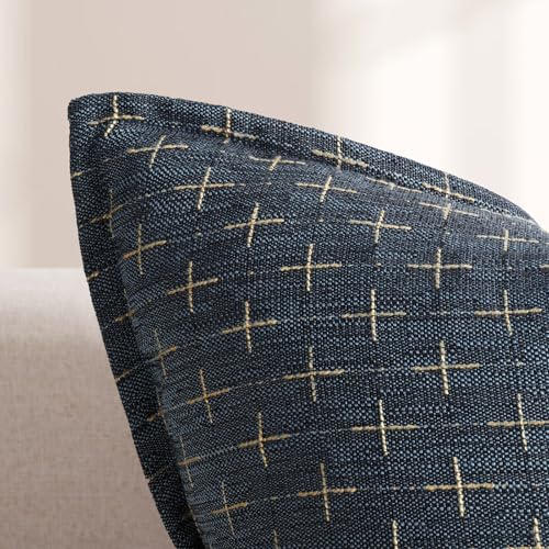 ZWJD Pillow Covers 20x20 Set of 2 Soft Polyester Textured Pillow Covers with Stylish Flange Edge Cozy Farmhouse Throw Pillows for Couch Bed Sofa Living Room - Image 3