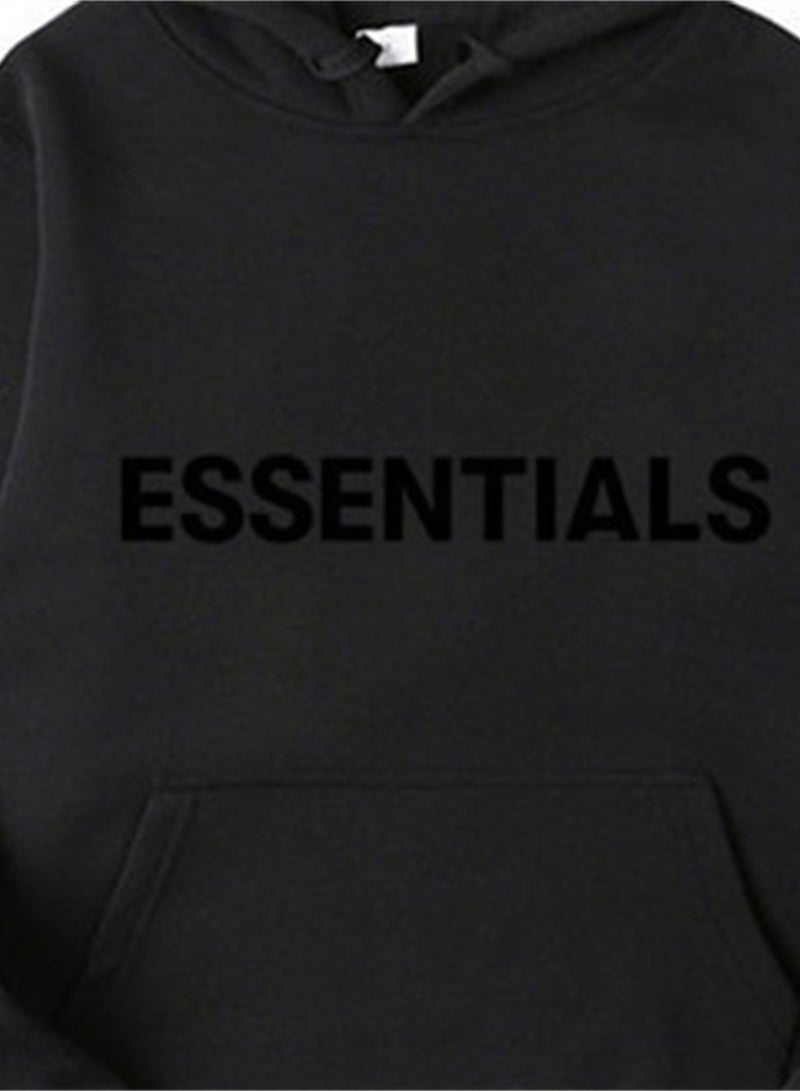 sweatshirt suit Essentials new men's and women's long-sleeved hooded sweatshirt and sweatpants suit - Image 3
