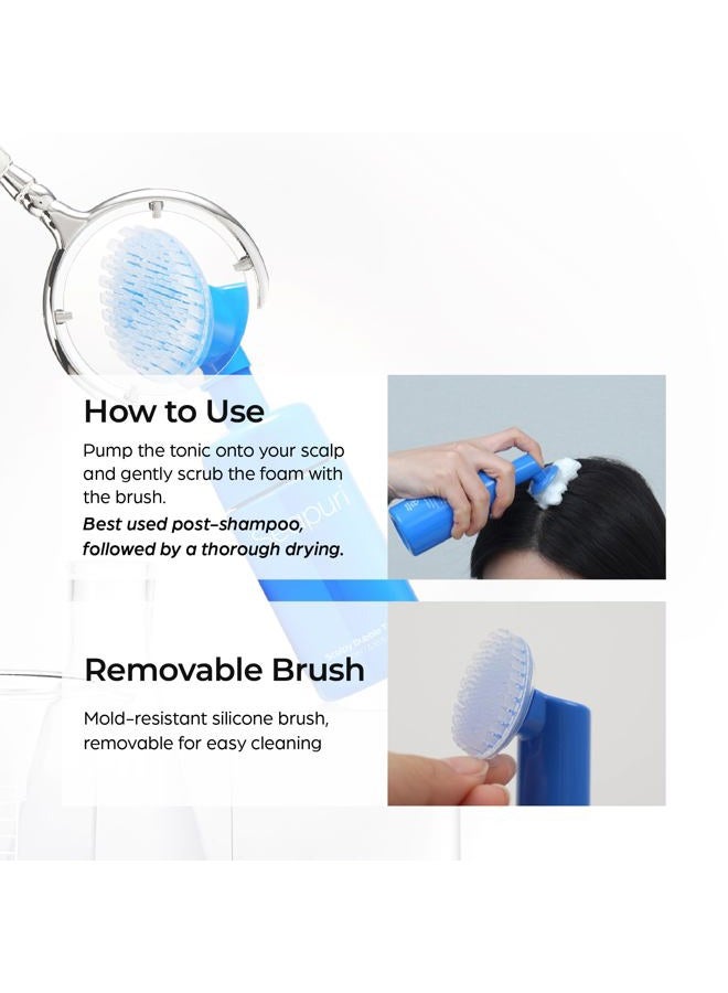 Seapuri علاج فروة الرأس المقشر الذي لا يحتاج للشطف - تونك فقاعات ديتوكس لفروة الرأس الجافة والحكة، يزيل القشور، الزهم والتراكم، حمض الساليسيليك والمنتول، العناية بالشعر الكورية - Image 3