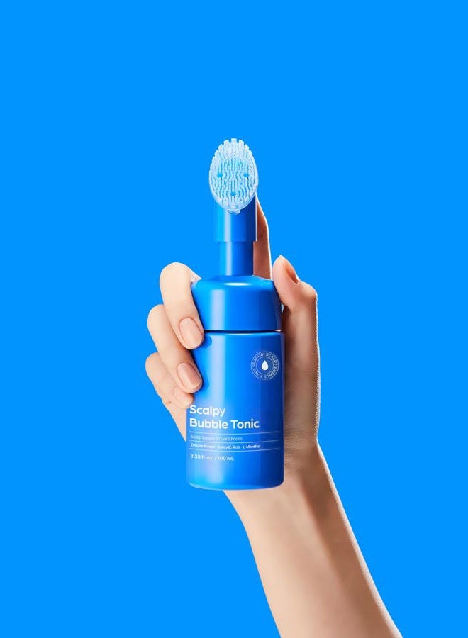 Seapuri علاج فروة الرأس المقشر الذي لا يحتاج للشطف - تونك فقاعات ديتوكس لفروة الرأس الجافة والحكة، يزيل القشور، الزهم والتراكم، حمض الساليسيليك والمنتول، العناية بالشعر الكورية - Image 4