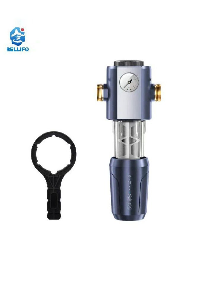 Rotation Fully automatic intelligent timing filtration Touchscreen, Filter，Reusable Whole House Spindown Pre Sediment Water Filter,Purifier for home Drinking Removes Impurities, Sediment From Water, Water Purifiers  - Image 1