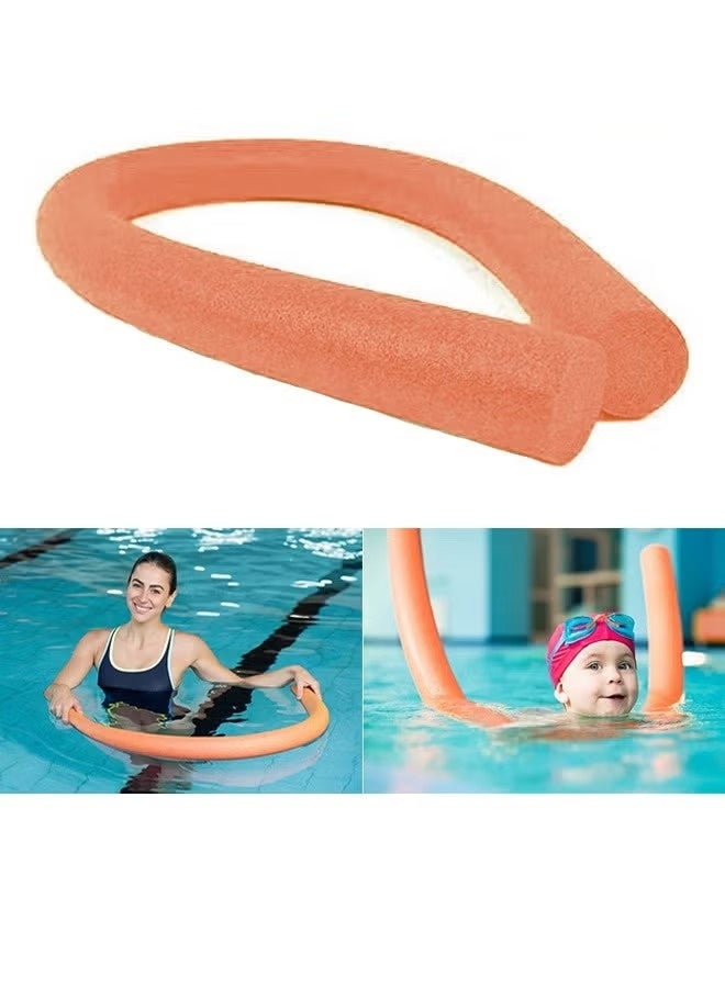 Toy Box Swimming Noodle Foam Float Aid for Water Relaxation and Sports - Orange - Image 1