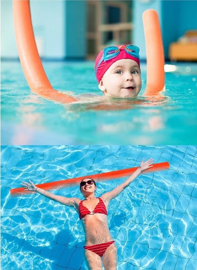 Toy Box Swimming Noodle Foam Float Aid for Water Relaxation and Sports - Orange - Image 2