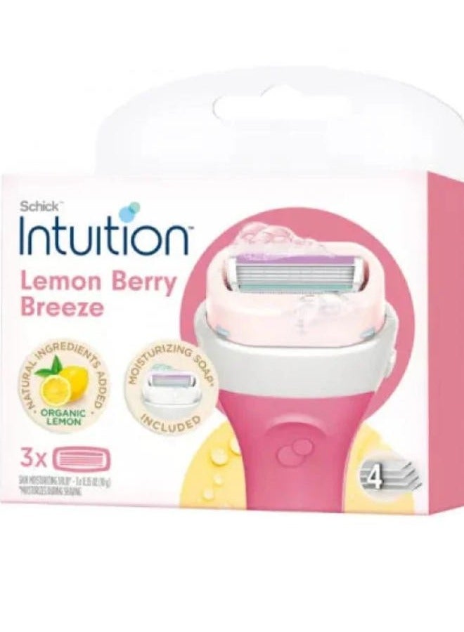 schick Intuition Virgin with lemon 3 pieces - Image 1