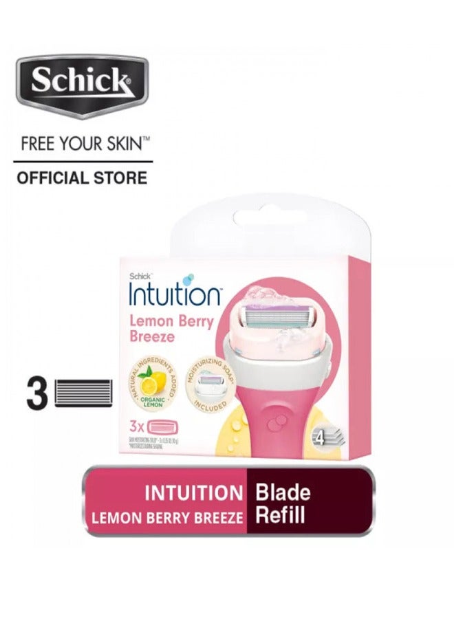 schick Intuition Virgin with lemon 3 pieces - Image 2