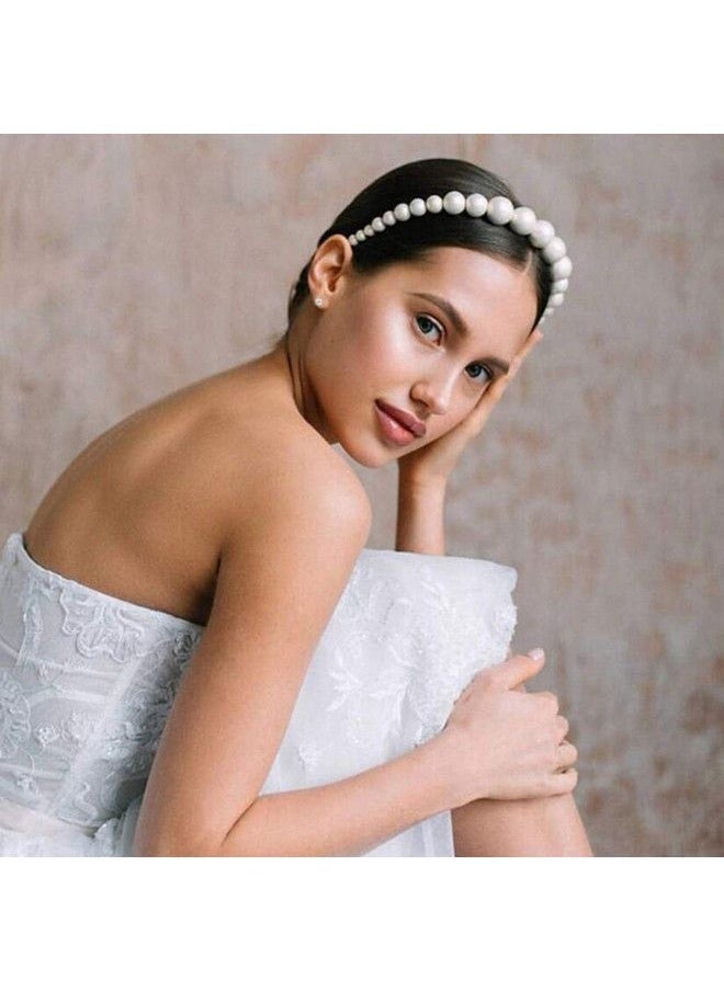 Lydztion Pearl Headbands For Women 1Pcs Elegant Bling Hair Clip Hairpins Headwear Barrette Styling Tools Accessories For Birthday Valentines Day Giftsa  - Image 4