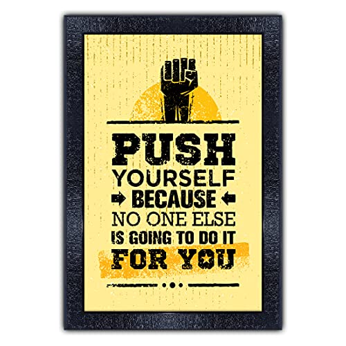 pnf Poster And Frames Motivational Quotes Frames With Acrylic Sheet | For Living, Bedroom | Home Decoration Item | Best Gifting Option (13.5x19 inch) 521 - Image 1