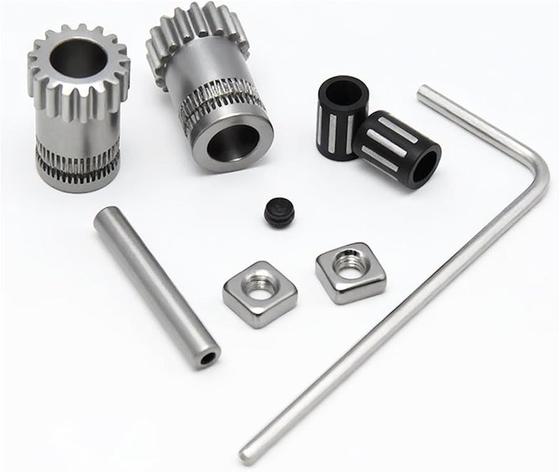 Mini Hardened Dual Drive Gear Kit DDB Extruder For 3D Printer 1 Pcs - Image 2