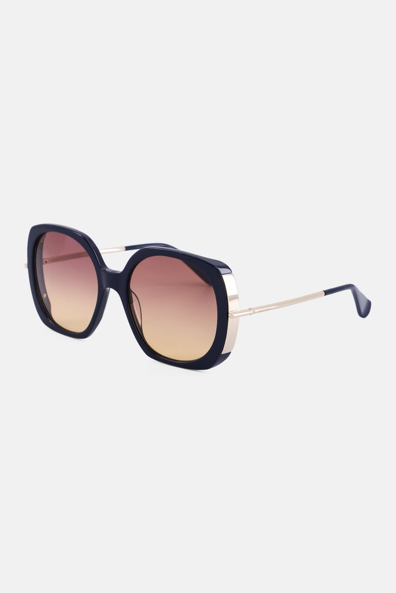 MaxMara Women MM007990F58 Butterfly Sunglasses, Gradient Brown  - Image 3