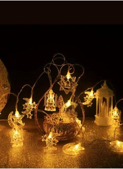 Elegant Ramadan String Lights, Moon & Star Crescent Design, Warm Golden Glow, Battery-Operated, Perfect for Home & Living Room Decor, Eid Mubarak Celebrations, Ramadan Decorations for Home (Batteries Not Included) - pzsku/ZE0D3FE5FC6FD4930091CZ/45/_/1738759007/710b2e36-fa2e-4074-a480-d26e4fa8e778