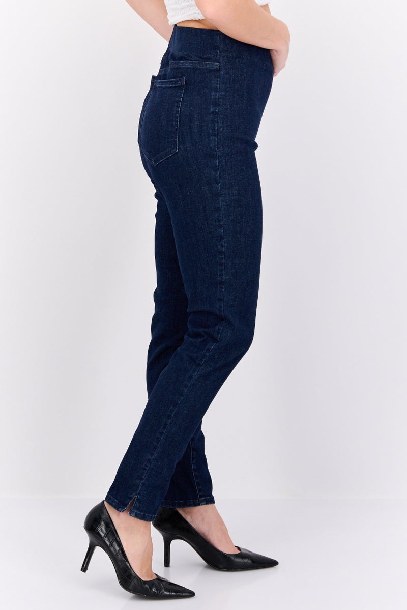 NYDJ Women Super Skinny Fit Wash Stretchable Jeans, Blue - Image 2