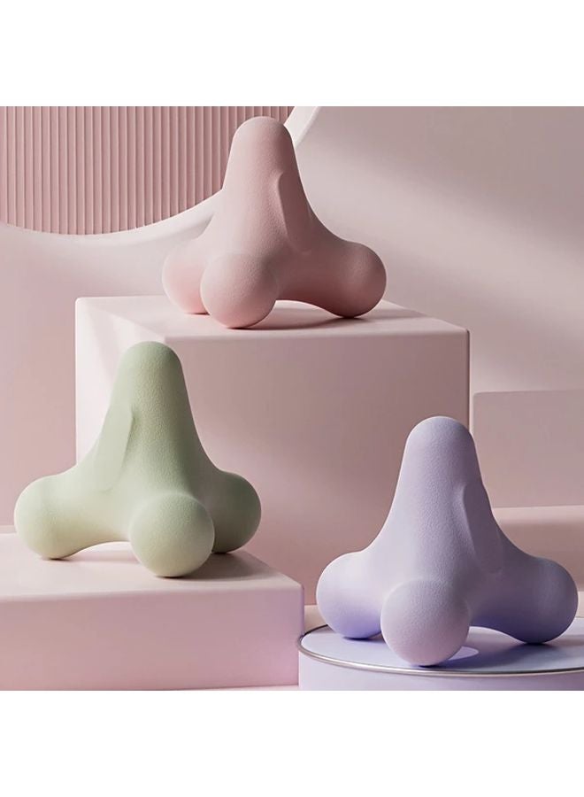 مساج الاسترخاء العضلي بكرة اللفافة الخضراء ذات الزوايا الأربعة للقدم والكتف والرقبة والظهر واليد - Image 4