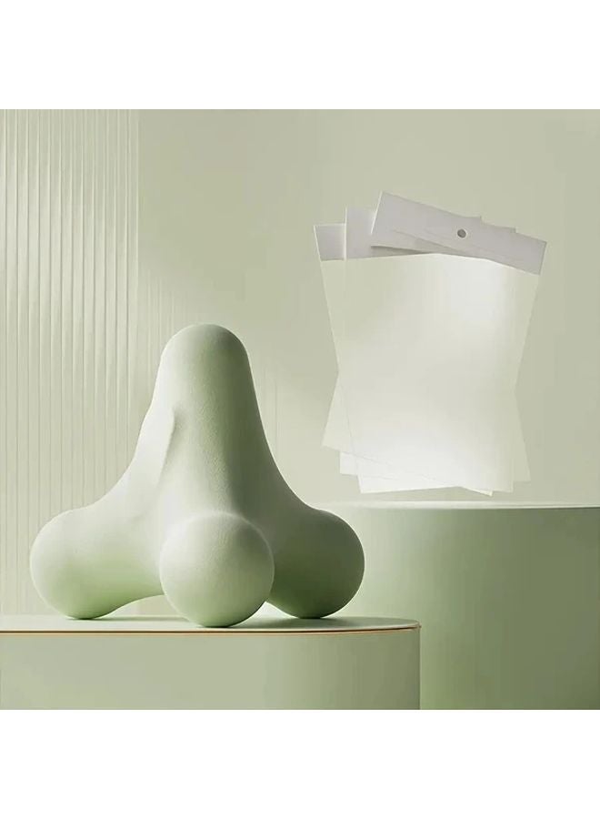 مساج الاسترخاء العضلي بكرة اللفافة الخضراء ذات الزوايا الأربعة للقدم والكتف والرقبة والظهر واليد - Image 1