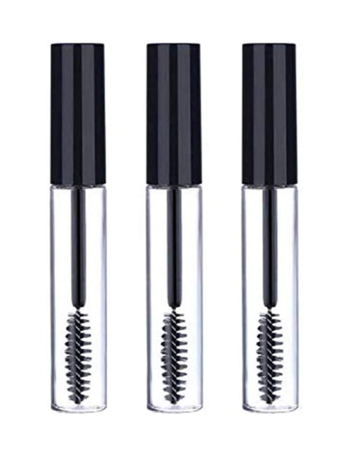 Sinen - 3pcs 10ml Empty Mascara Tube Wand Eyelash Cream Container Bottle with 3 Rubber Inserts 3 Funnels 3 Transfer Pipettes - Image 1