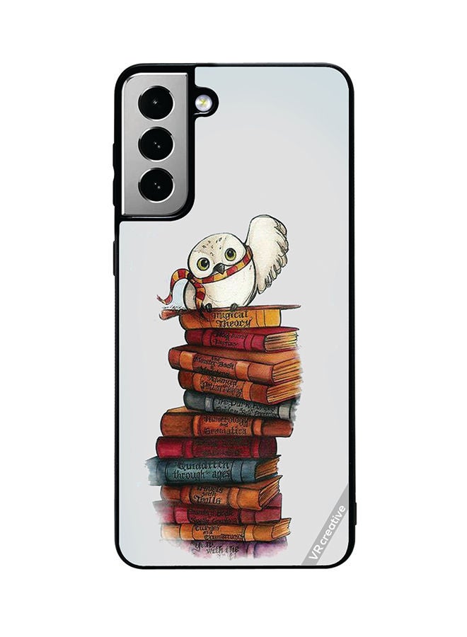 VR CREATIVE Protective Case Cover For Samsung Galaxy S21 FE 5G Hogwards Owl Design Multicolour - Image 1