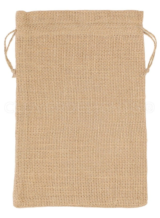 CleverDelights 8" x 12" Burlap Bags - 25 Pack - 8x12 Inch Jute Burlap Drawstring Sacks - Image 3
