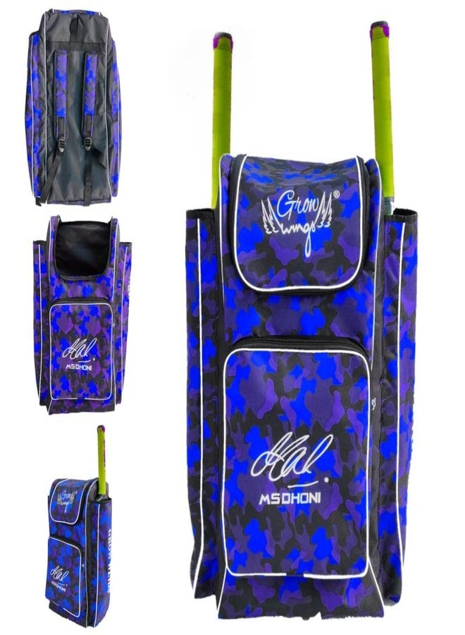 Grow wings Polyester Sports Cricket Kit Bag (Blue) - Image 3