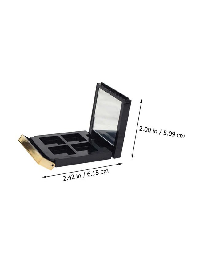 KALLORY - Empty Makeup Palette 2PCS Eyeshadow Makeup Palette with Mirror Plastic Cosmetic Storage Case for Makeup Eyeshadow Lipstick - Image 1