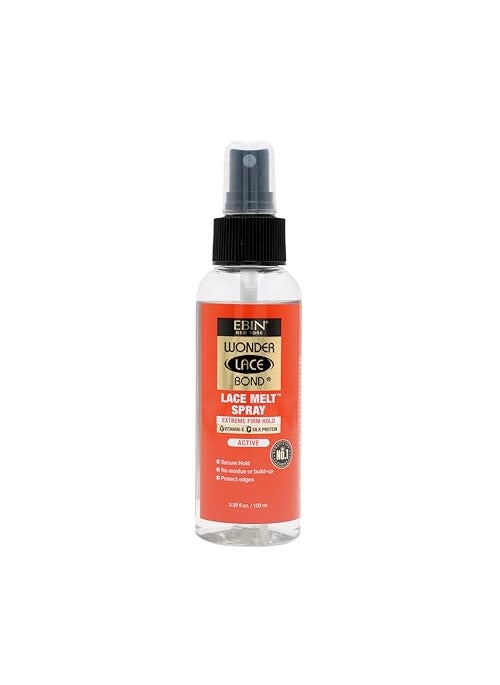 EBIN NEW YORK - EBIN NEW YORK Wonder Lace Bond Lace Melt Spray 339oz  100ml  Extreme Firm Hold Active  No Reside Long Lasting Formula with Protecting Edges - Image 1