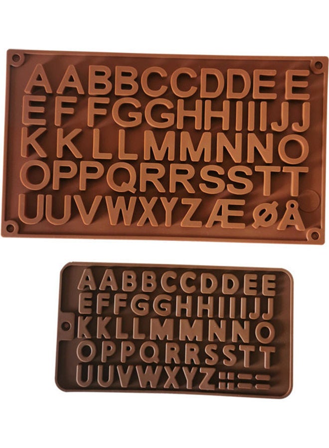 نيبمينينت قالب من السيليكون على شكل حروف أبجدية بني 29 x 17سم - Image 3
