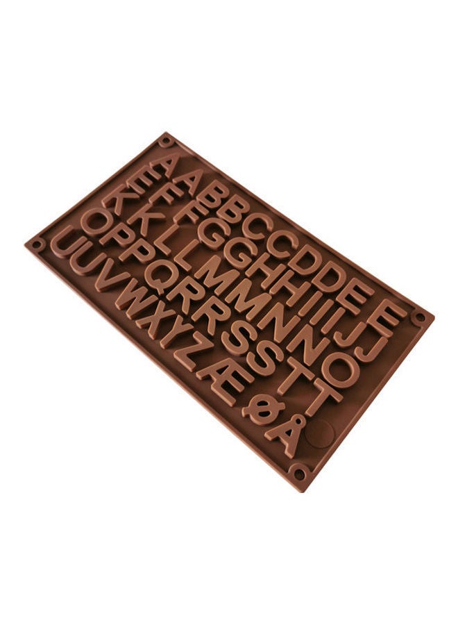 نيبمينينت قالب من السيليكون على شكل حروف أبجدية بني 29 x 17سم - Image 2
