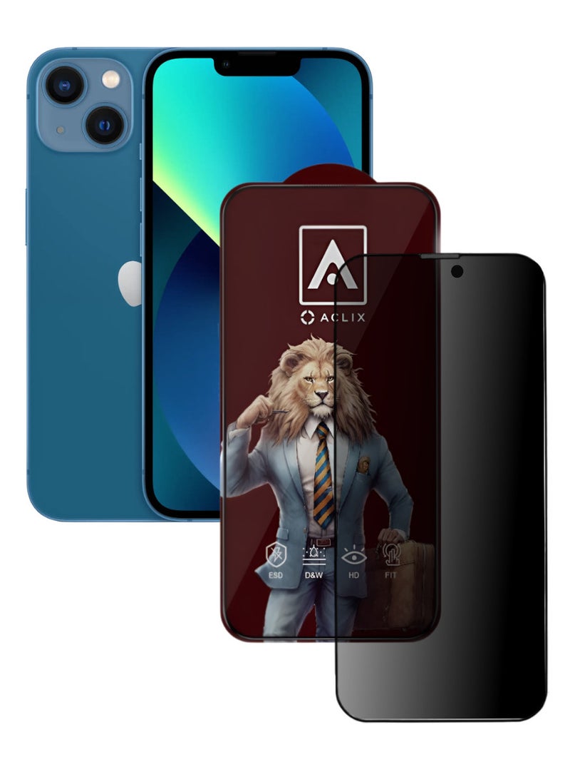 ACLIX Antistatic ESD Dustproof Premium Quality High Definition Tempered Glass Screen Protector Designed For  iPhone 13 - Image 1