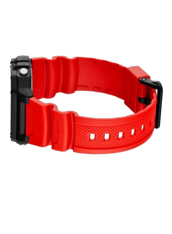 CASIO Men Water Resistant Digital Watch W-218H-4BVEF - 44 mm - Red - Image 3