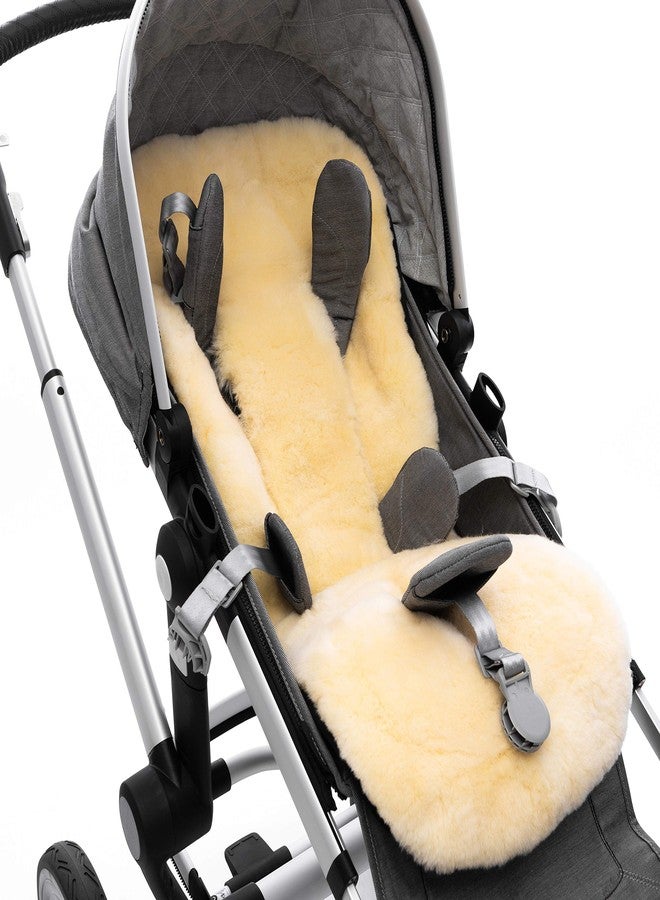 Werner Christ - Lambskin Liner Star - Universal Sheepskin seat Liner for Stroller, pram, Pushchair, Buggy & Jogger, Comfortable Natural Medical Grade Insert for Baby Seats - Image 4