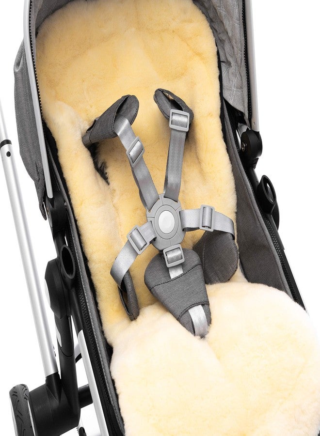 Werner Christ - Lambskin Liner Star - Universal Sheepskin seat Liner for Stroller, pram, Pushchair, Buggy & Jogger, Comfortable Natural Medical Grade Insert for Baby Seats - Image 2