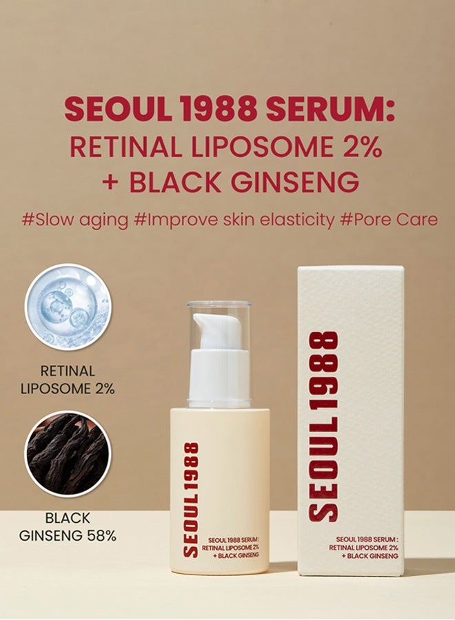 K-SECRET SEOUL1988 Retinal Serum & Cream Set – 2% Black Ginseng + 4% Fermented Bean Eye Cream + 1% Rice Cream - Image 2