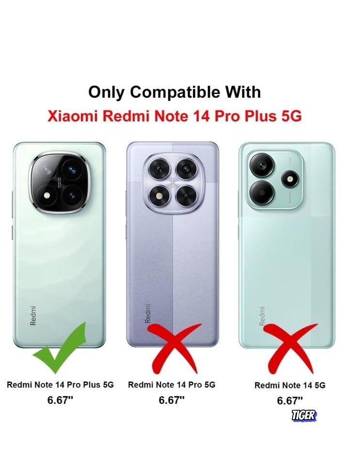 TIGER Xiaomi Redmi Note 14 Pro Plus 5G Case Cover – Soft TPU Premium Liquid Silicone, Lightweight Shock-Absorbent Protective Case with Camera Protection, Durable & Comfortable Grip for Redmi Note 14 Pro Plus 5G - Image 2