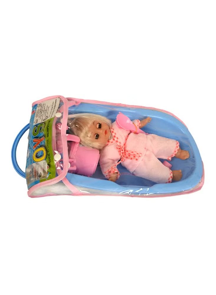 Dreamzon Doll With Bathtub Accessories Wpv1725 Perfect Cuddling Partner Premium Quality 125x125x125cm - Image 2